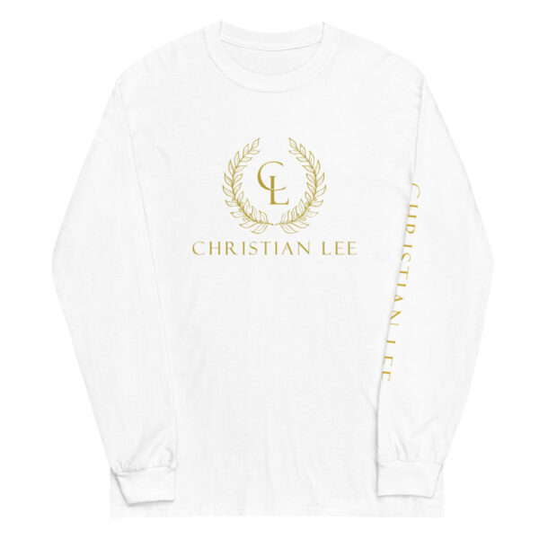 Gold Christian Lee Laurel Logo - Long Sleeve Tee