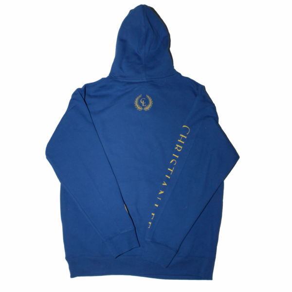 Signature Line Hoodie - Blue (Yellow Logos)