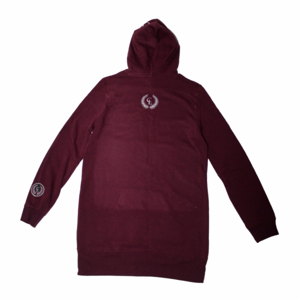 Womens Christian Lee Hoodie - Burgundy