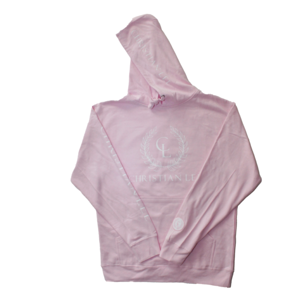 CL Laurel Logo Pink Hoodie