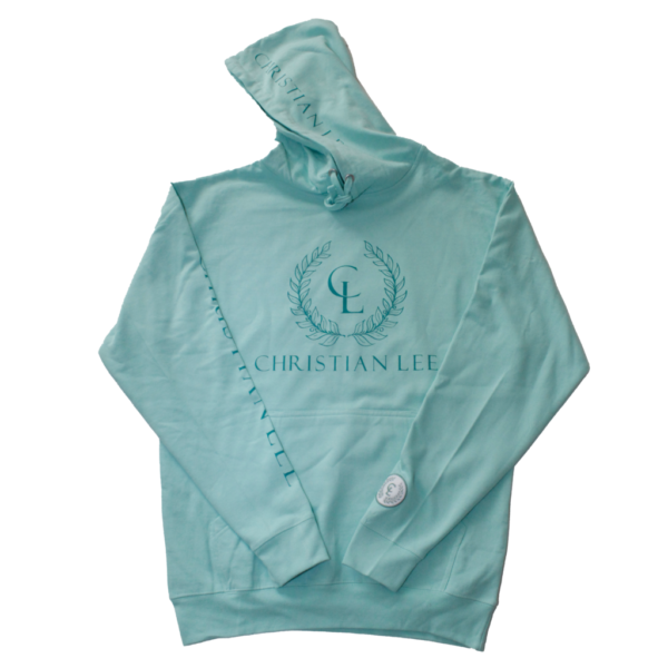 Mens Teal CL Laurel Hoodie