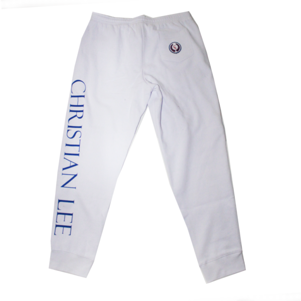 Mens White Joggers