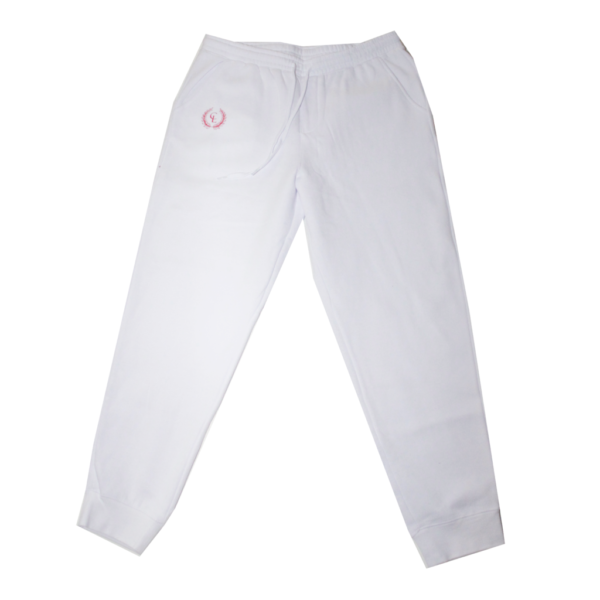 Mens White Joggers